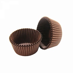 Капсулы бумажные для конфет коричневые 35 мм*23 мм, 1000 шт