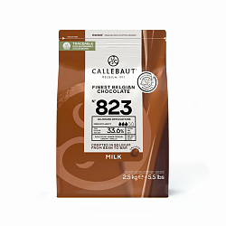Шоколад молочный Callebaut в галлетах 33,6% 823 2,5 кг