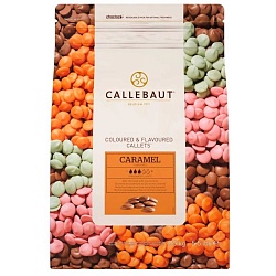 Шоколад молочный Callebaut со вкусом карамели в галлетах 0,1 кг